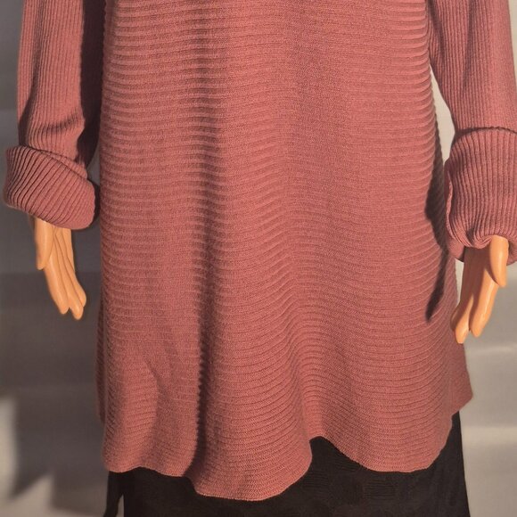LOGO LORI GOLDSTEIN long Tunic top, Mauve in size XL - Picture 5 of 14